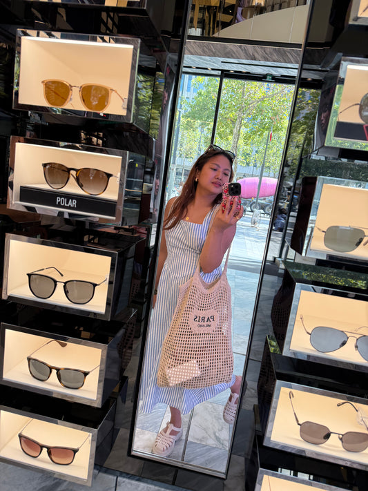 Paris Milano Crochet Tote | LIGHT KHAKI Color | limited stocks