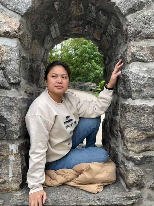 Bon Voyage go make memories sweatshirt | 2-sided prints | Adult Unisex size