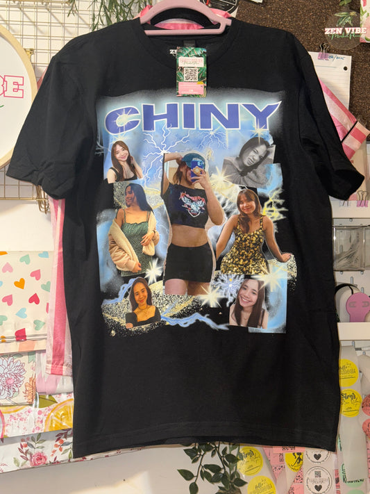 Blue Lightning Tee | Chiny | Adult Size | 7 pics Custom