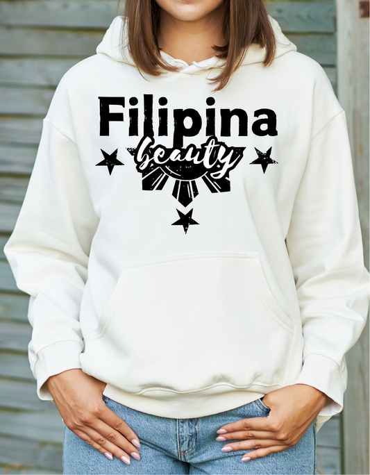 Filipina beauty 3stars&a sun Hoodie | Adult Unisex | full chest print