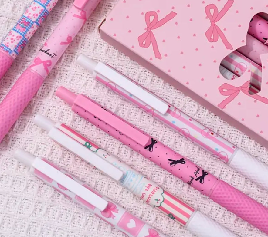 Pink Bow Knot Quick-Dry Pen | 1 piece | Limited Stocks