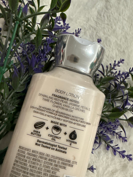 Bath & Body Works brand body lotion | 8 fl oz/236 mL | Pink Chiffon