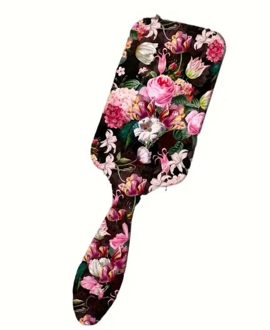 Floral Hair Plastic Brush | Limited Stocks