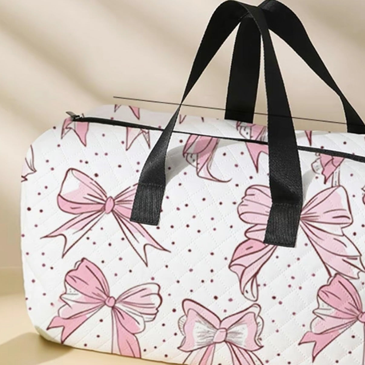 Pink bow duffle bag | limited stocks