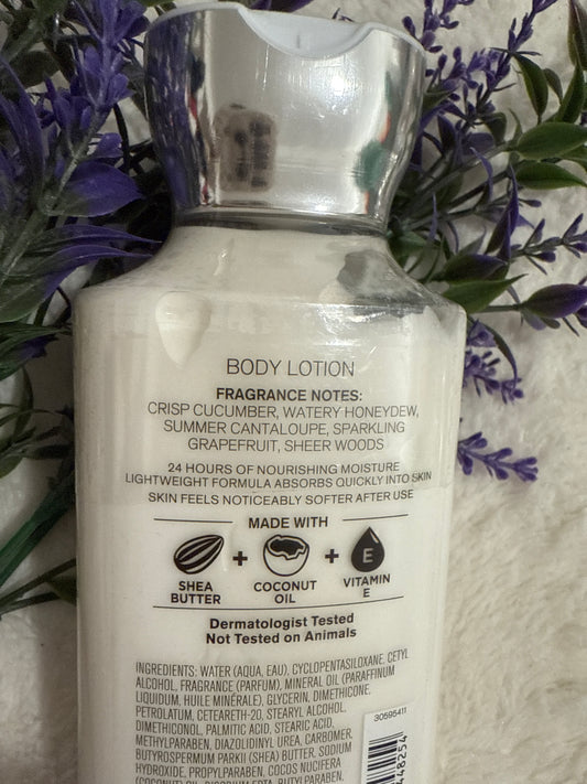 Bath & Body Works brand body lotion | 8 fl oz/236 mL | Cucumber Melon