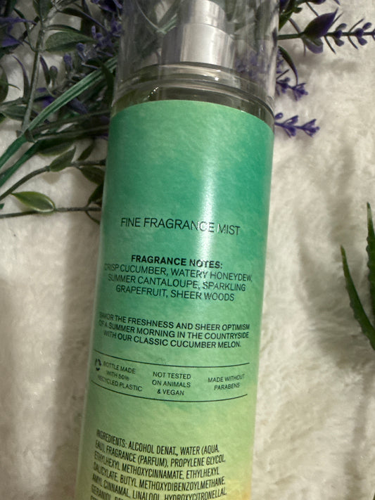 Bath & Body Works brand Fine Fragrance Mist | 8 fl oz/236 mL | Cucumber Melon