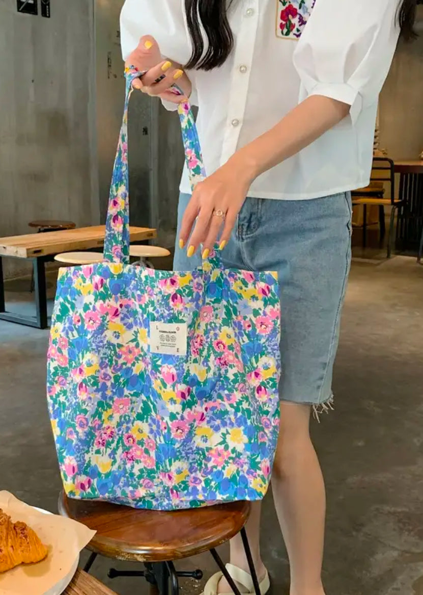 Floral Printed Tote | Large | limited stocks