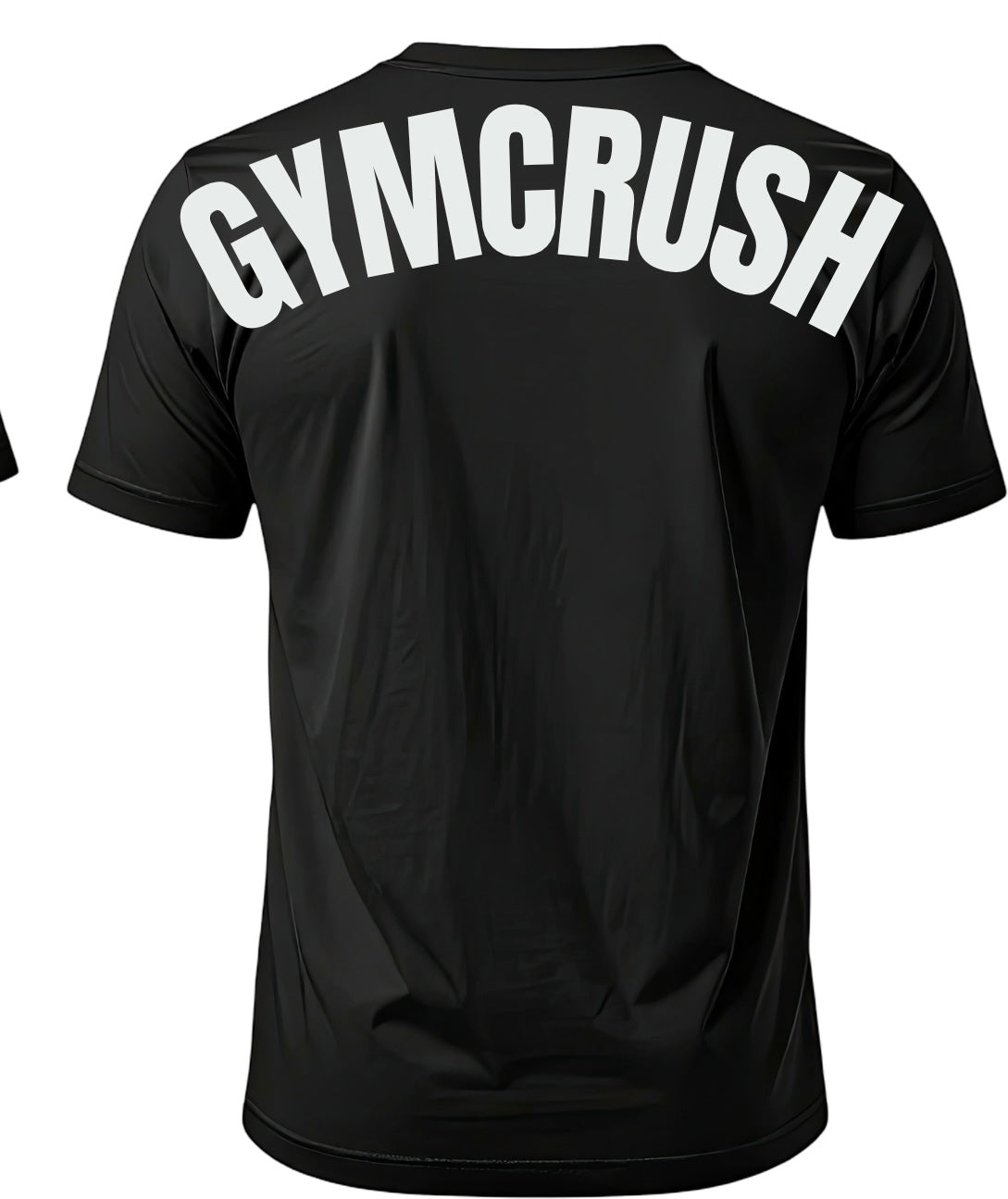 GYMCRUSH TEE | BACK print | lightest gray font | adult Unisex size