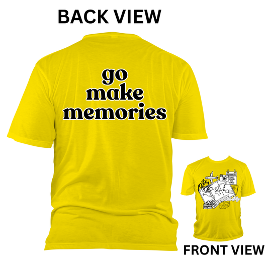 Bon Voyage go make memories tee | 2-sided prints | Adult Unisex size