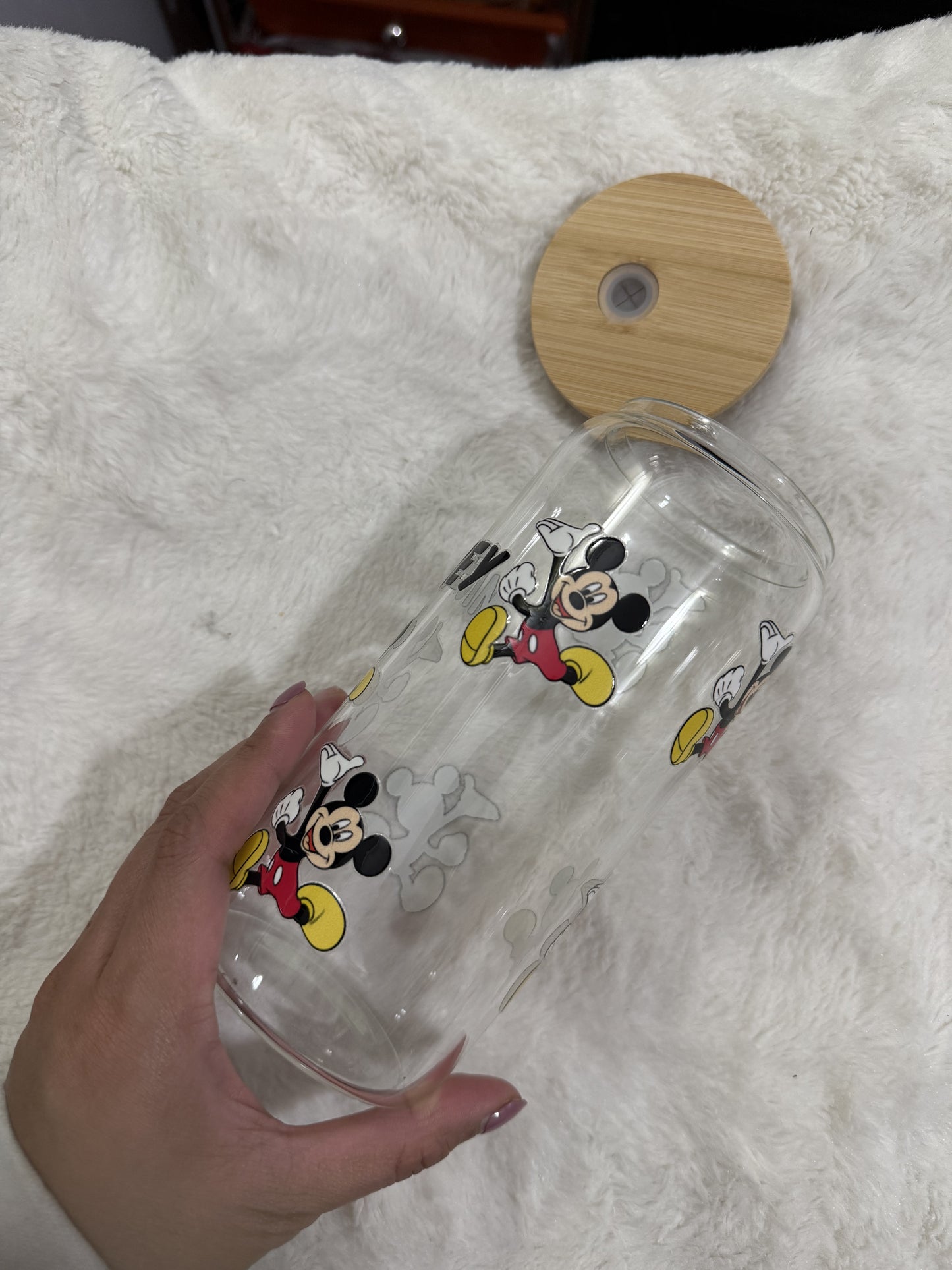 Mouse1 beercan glasscup set | 20 oz | Permanent UV DTF