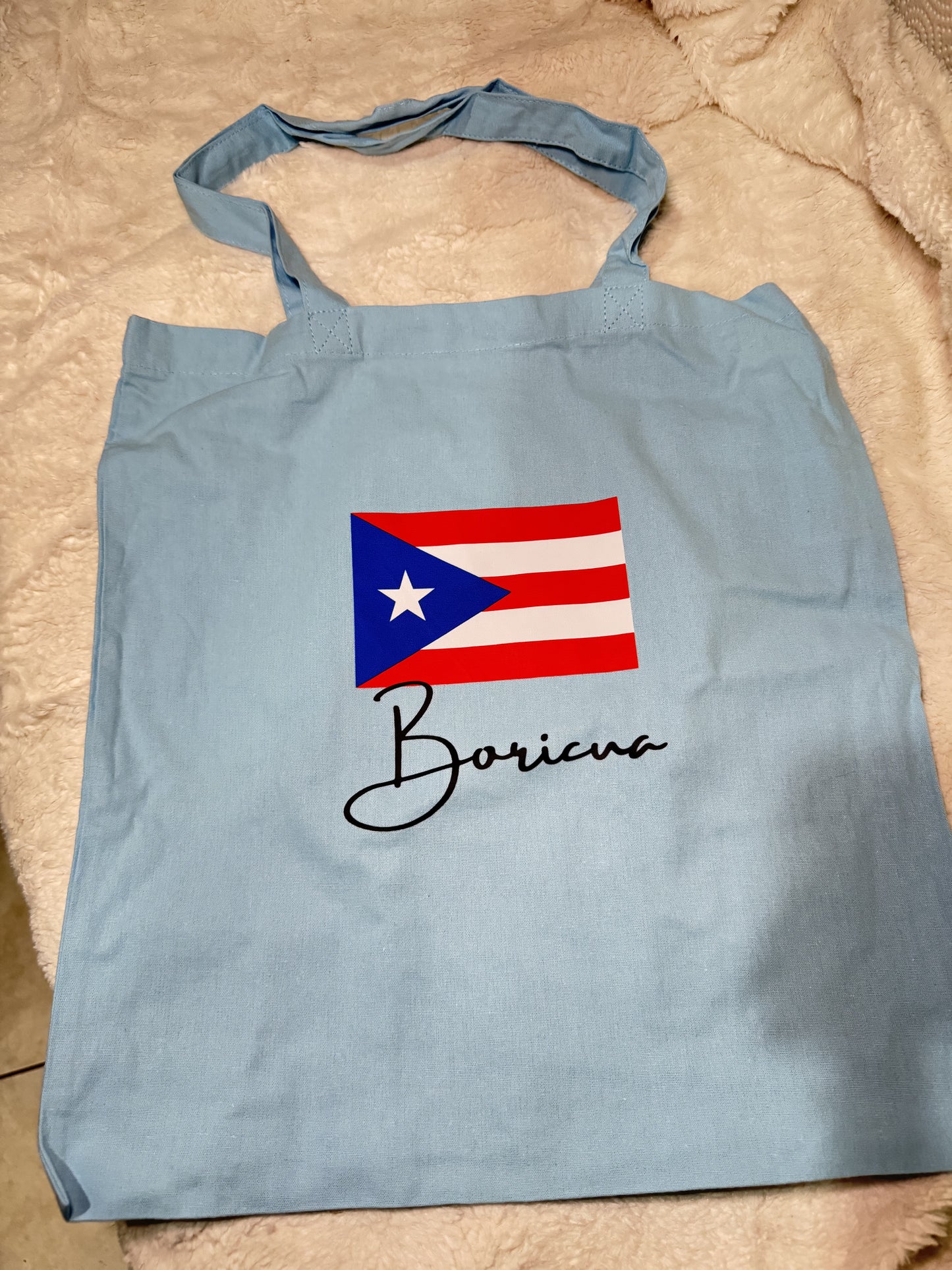 Boricua Flag Tote | Standard size | one side print