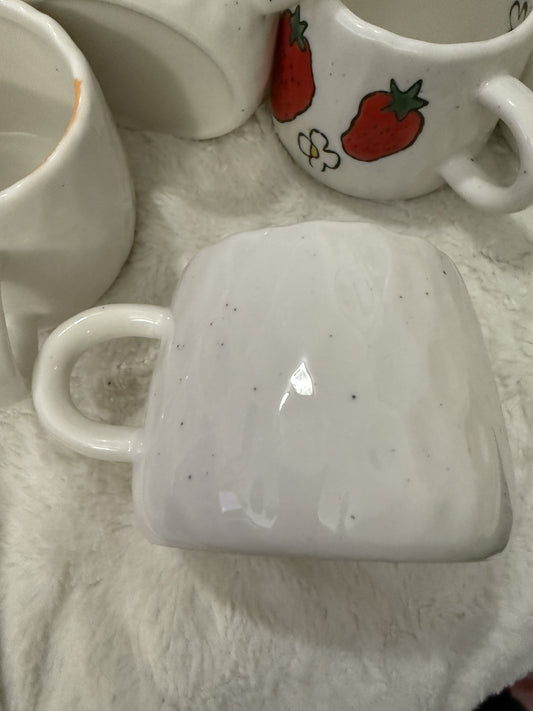Fruit Pattern Ceramic Mug | Hot or Cold | 295 mL or 10 fl oz | 1 piece | Limited Stocks