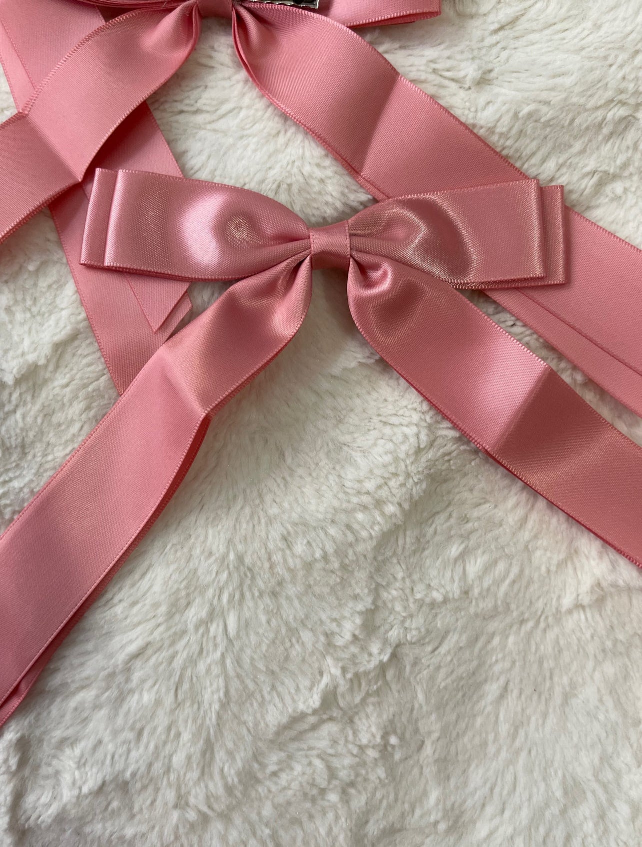 Silky Satin Hair Clip Bow Ribbon | 1 piece only