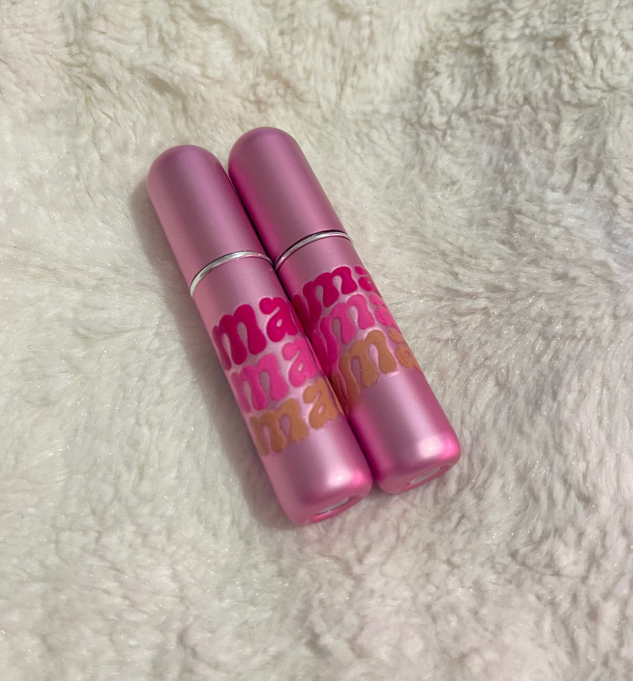 mama wave pink ombre perfume organizer | refillable 5 mL fl. oz. | travel pack | 1 piece only