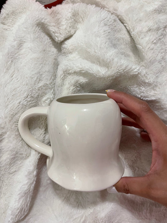 Ghoul trick or treating mug | White | Stoneware | 15.2 fl oz | Limited Edition