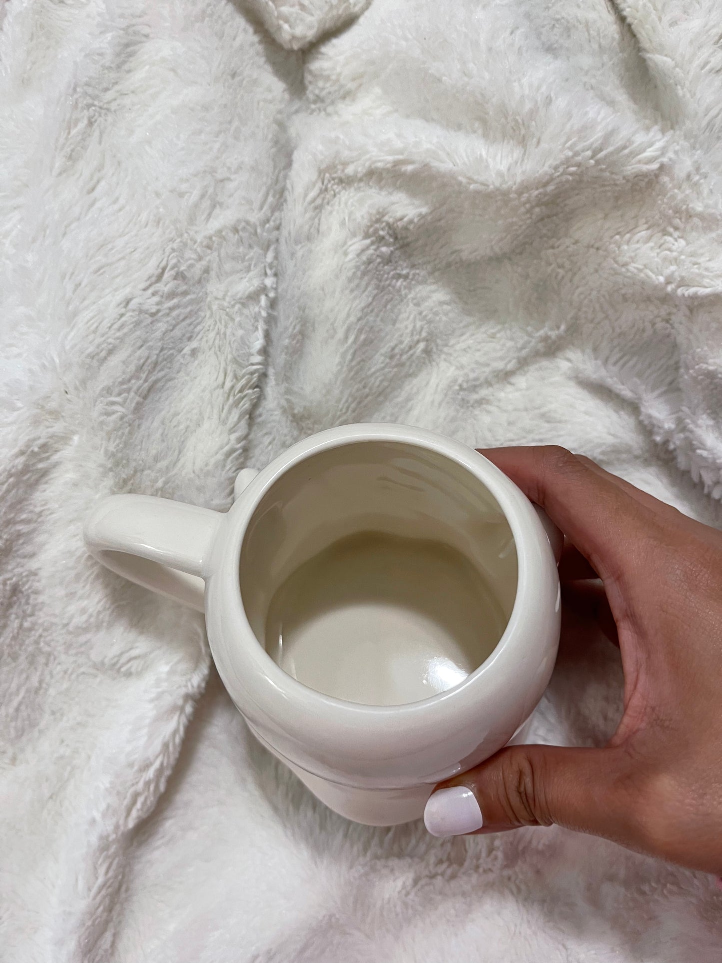 Ghoul trick or treating mug | White | Stoneware | 15.2 fl oz | Limited Edition