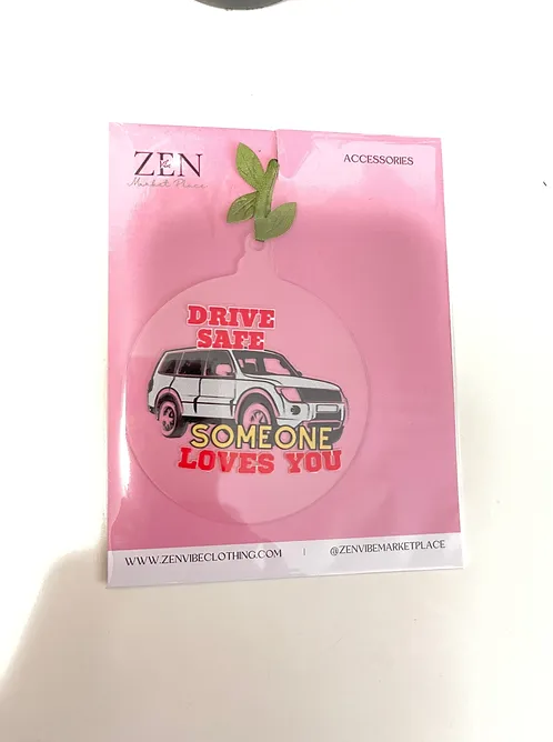 SUV Drive Safe Ornament | RoundClearAcrylic | Accessories