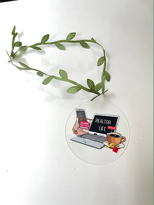 Realtor Life Ornament | RoundClearAcrylic | Accessories