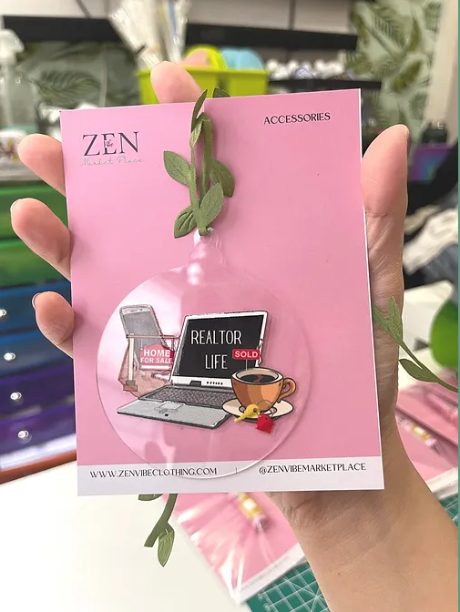 Realtor Life Ornament | RoundClearAcrylic | Accessories