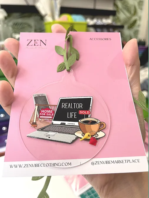 Realtor Life Ornament | RoundClearAcrylic | Accessories