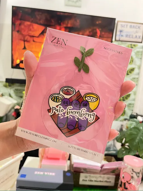 Puto Bumbong Ornament | RoundClear Thin Acrylic | Accessories