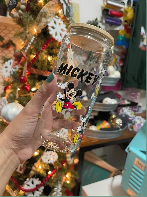 Mouse1 beercan glasscup set | 20 oz | Permanent UV DTF