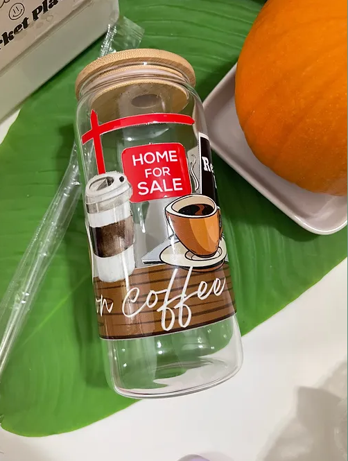 I run on coffee -Realtor Life beercan glasscupset | 20oz