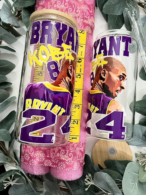 Kobe 24 Bryant beercan glasscup set | 20 oz | one side only