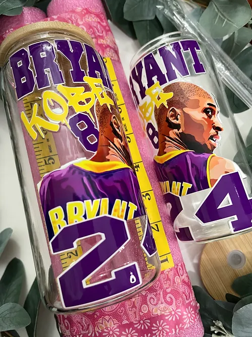 Kobe 24 Bryant beercan glasscup set | 20 oz | one side only