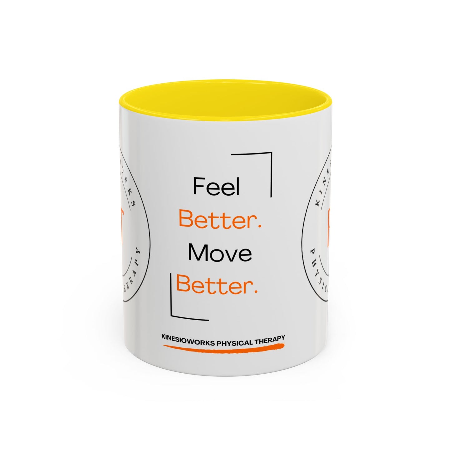 KWPT Logo- Feel Better.Move Better Coffee Mug (11, 15oz)