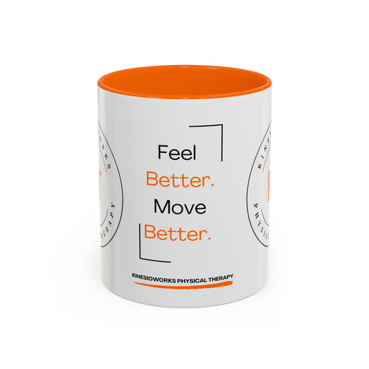 KWPT Logo- Feel Better.Move Better Coffee Mug (11, 15oz)
