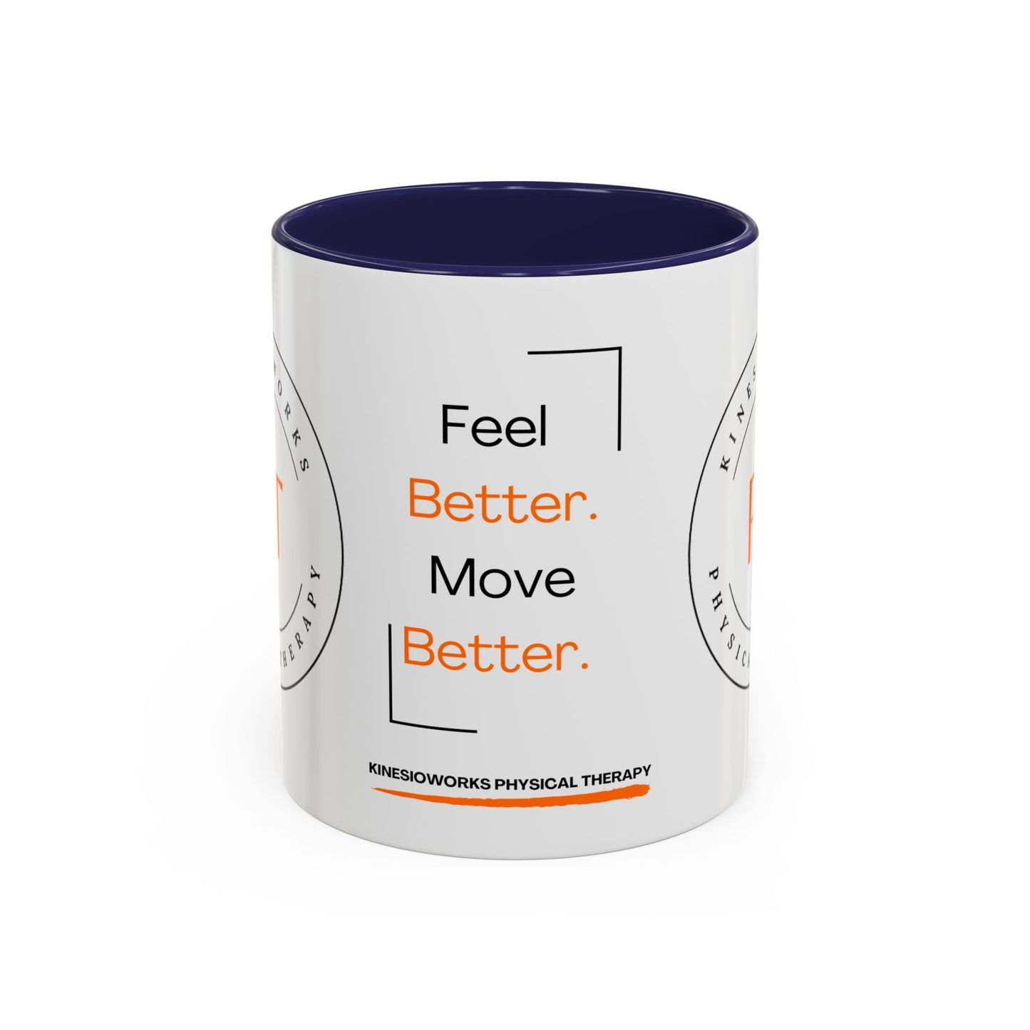 KWPT Logo- Feel Better.Move Better Coffee Mug (11, 15oz)