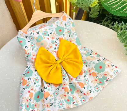 Floral Paw Pet Dress | Spring or Summer Dress for your paw loves | pet apparels | limited stocks | pet needs
