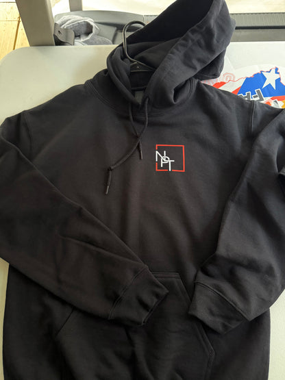 NPT Merch Logo Hoodie | left chest logo+ slogan Back prints | ADULT UNISEX size |