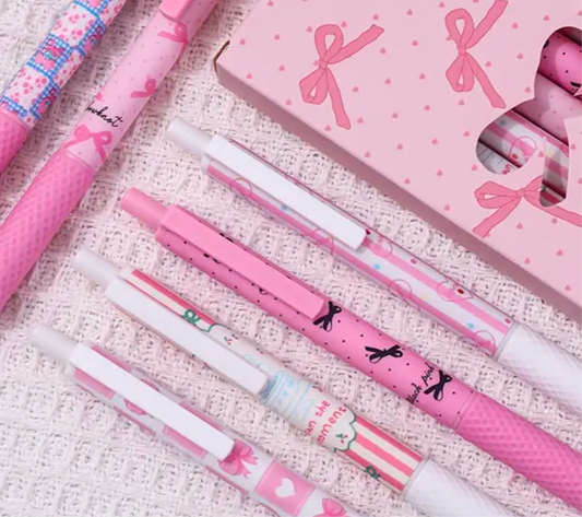 Pink Bow Knot Quick-Dry Pen | 1 piece | Limited Stocks