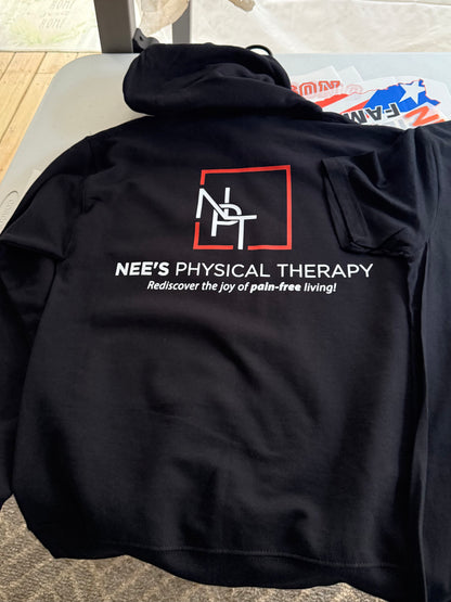 NPT Merch Logo Hoodie | left chest logo+ slogan Back prints | ADULT UNISEX size |