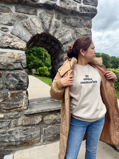 Bon Voyage go make memories sweatshirt | 2-sided prints | Adult Unisex size