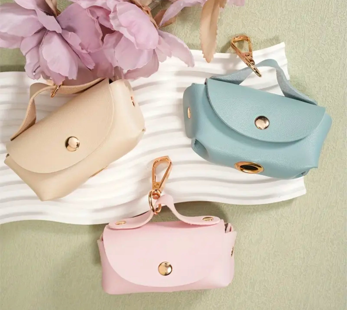 Leather mini purse for your pet waste plastic bags | Accessories for your paw loves | pet accessories | limited stocks | pet needs
