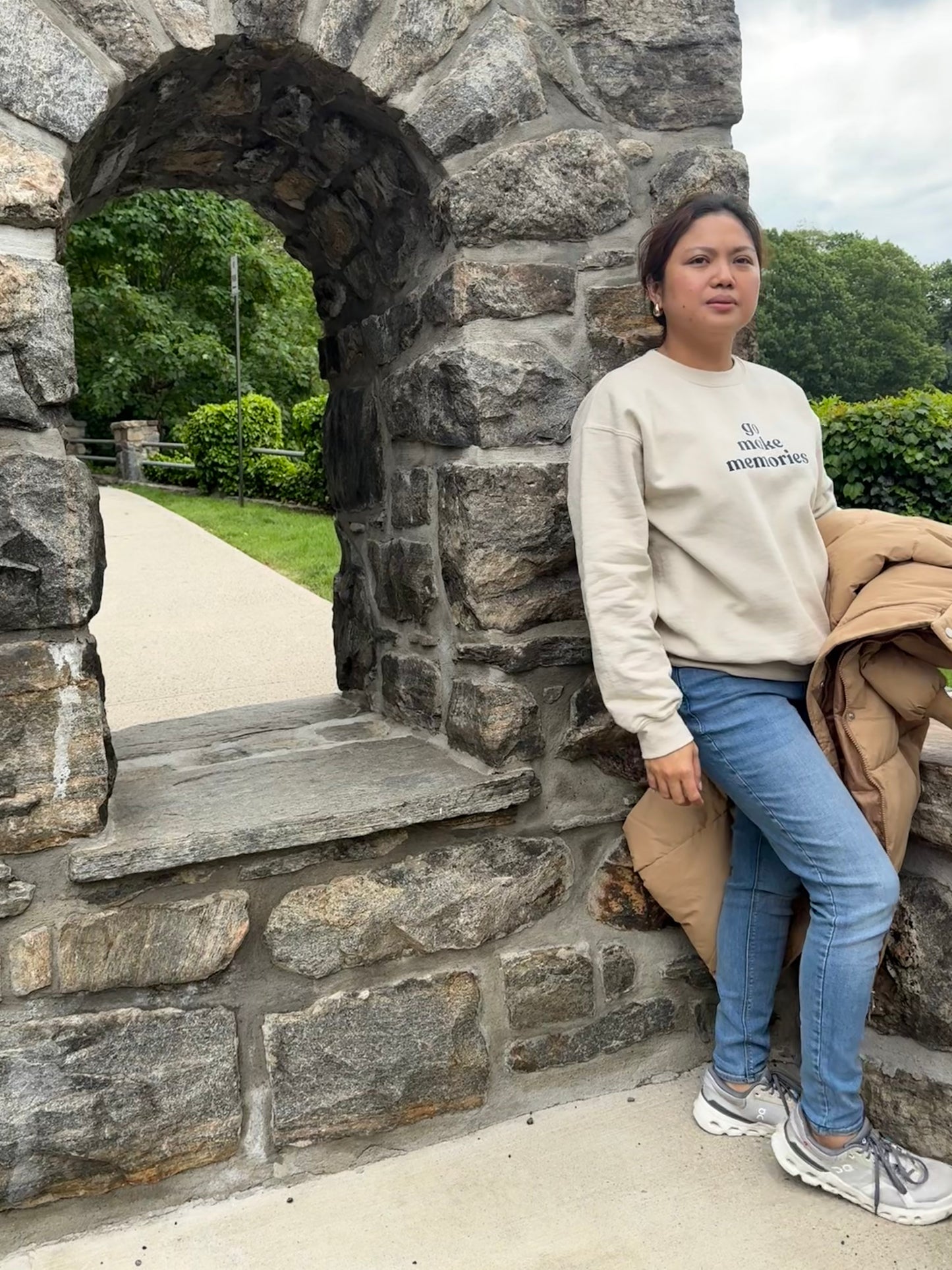 Bon Voyage go make memories sweatshirt | 2-sided prints | Adult Unisex size