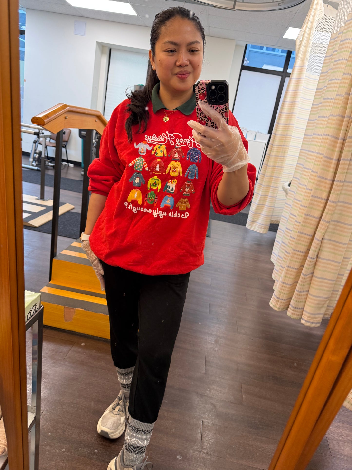 Happy Holidays- Is this ugly enough sweatshirt | Adult unisex | full chest print