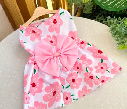 Floral Paw Pet Dress | Spring or Summer Dress for your paw loves | pet apparels | limited stocks | pet needs