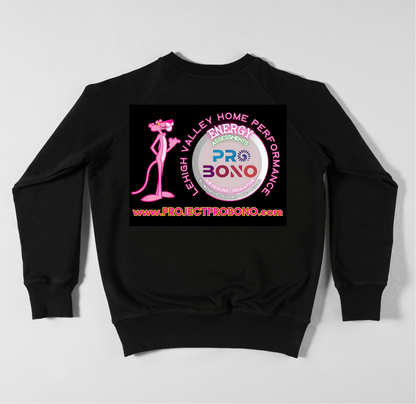 Pro Bono Sweatshirt | Adult| pocket size left chest+ back print | Business Merch