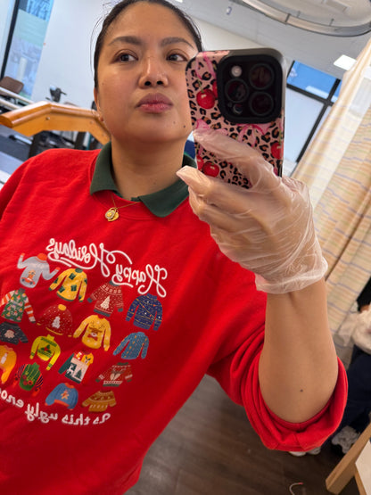 Happy Holidays- Is this ugly enough sweatshirt | Adult unisex | full chest print