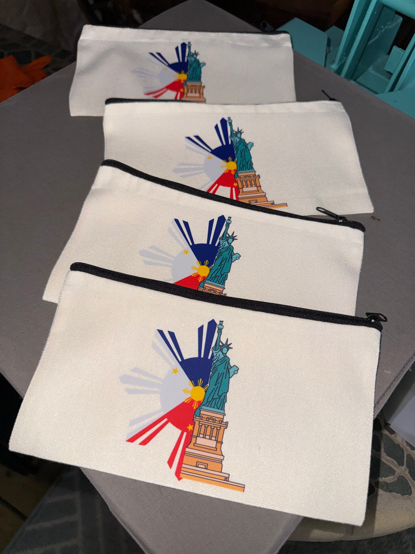 Pinoy in NYC canvas pouch | one sided print | Limited stocks