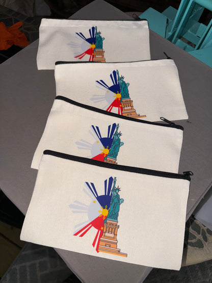 Pinoy in NYC canvas pouch | one sided print | Limited stocks