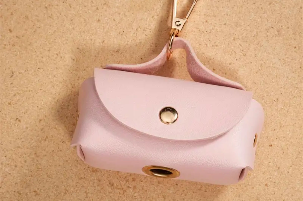 Leather mini purse for your pet waste plastic bags | Accessories for your paw loves | pet accessories | limited stocks | pet needs