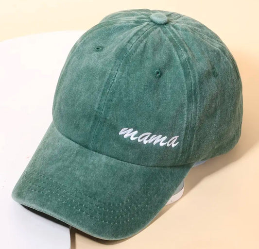 mama embroidered baseball cap | adjustable size | left sided embroidered | limited stocks