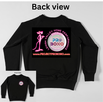 Pro Bono Sweatshirt | Adult| pocket size left chest+ back print | Business Merch