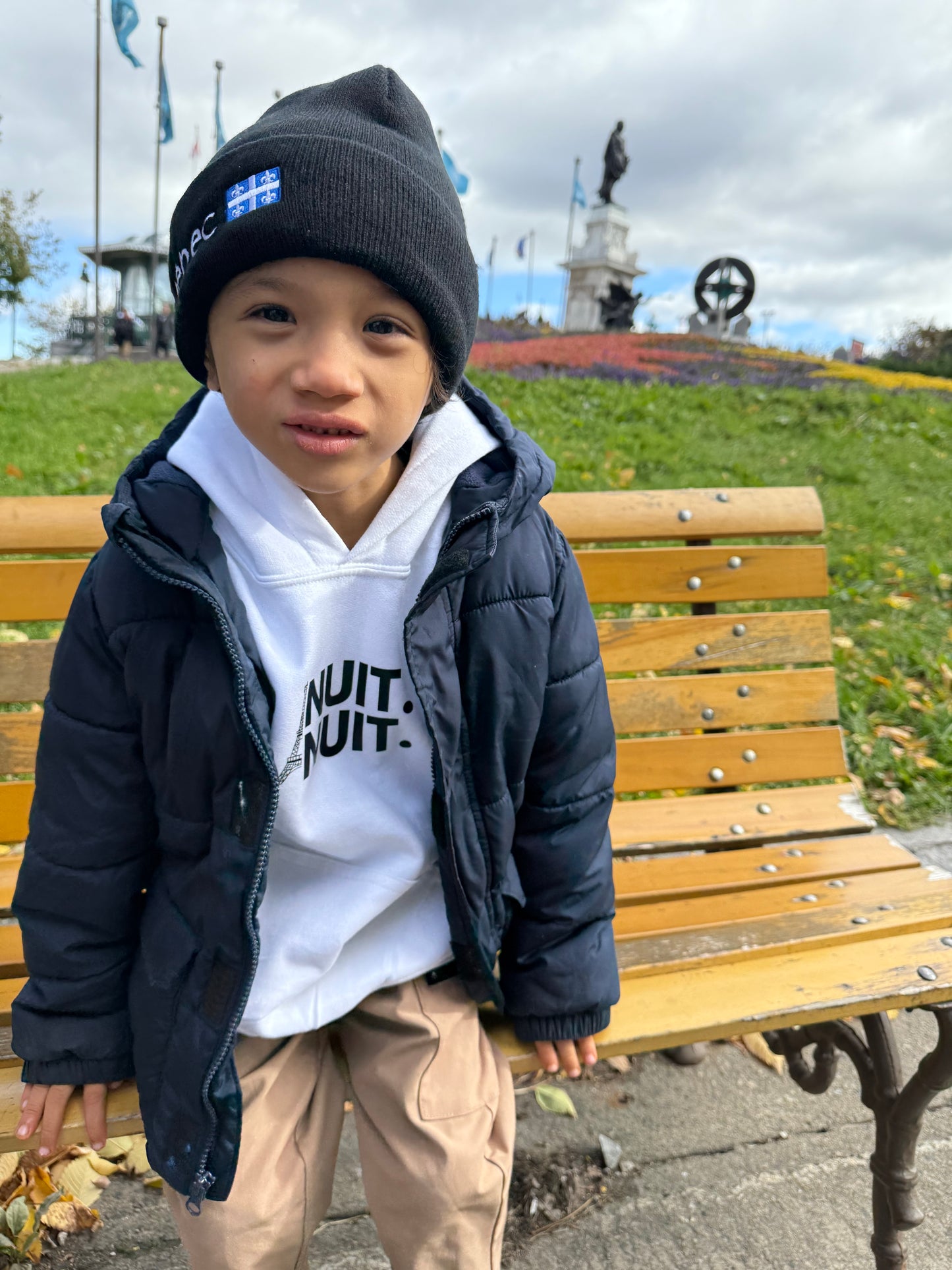 Nuit.Nuit.Eiffel Tower Hoodie  pocket size center chest| YOUTH/KID Unisex size