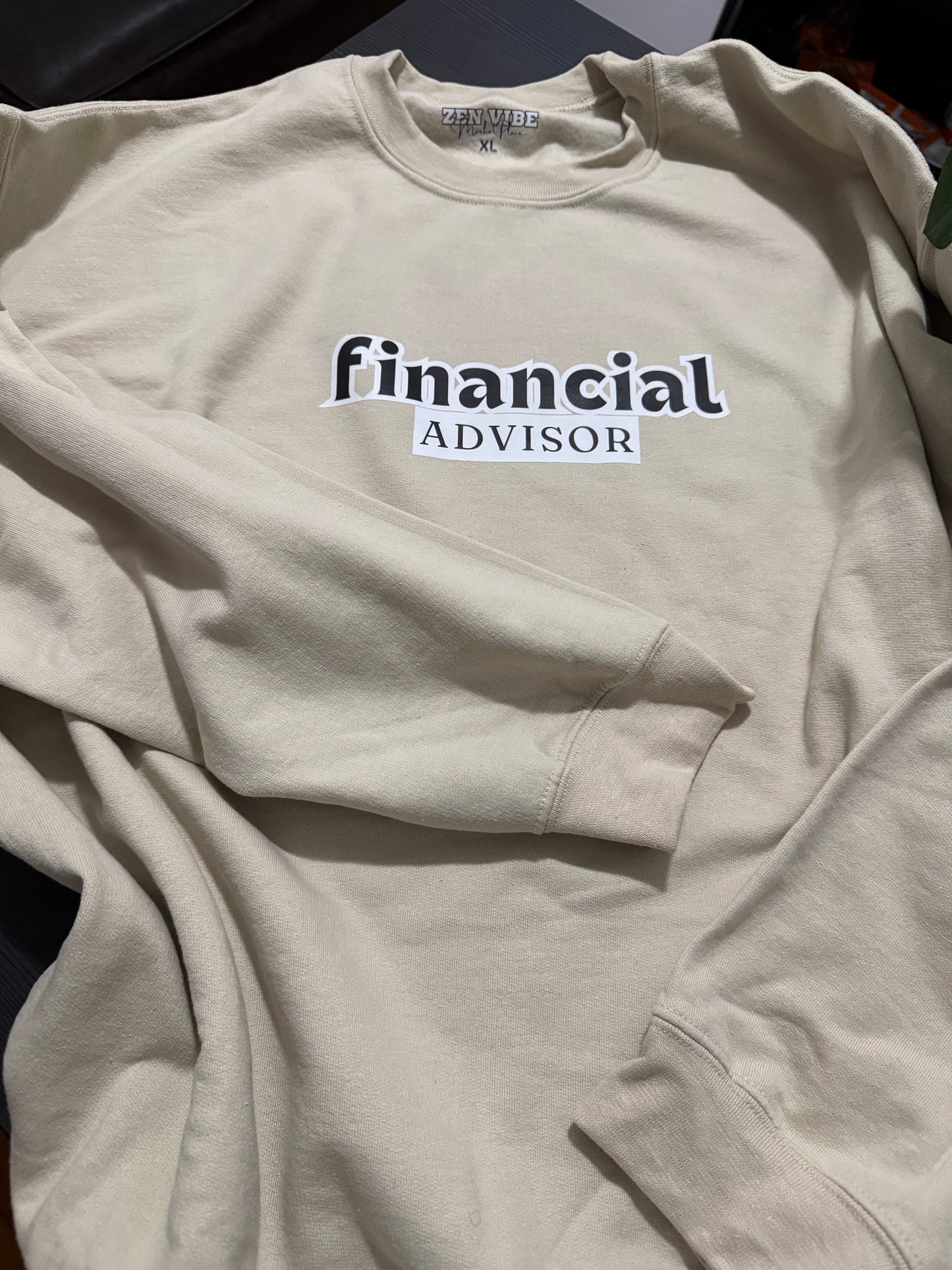 Financial Educator sweatshirt | Adult Unisex | full chest print